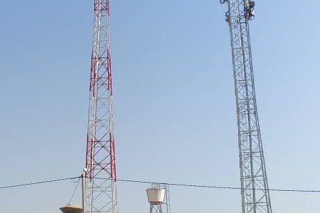 Pylône autostable à Dabadougou